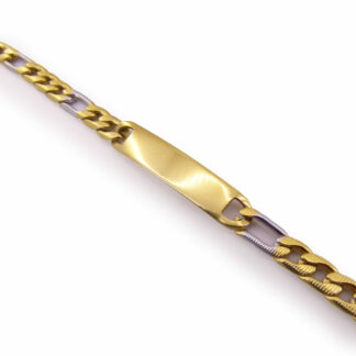 Pulsera para Caballero Tejido Cartier Doble Color