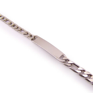 Pulsera para Caballero Plateada Tejido Cartier