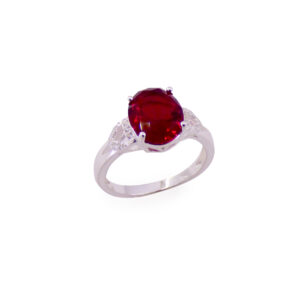 Anillo Solitario Piedra Ovalada