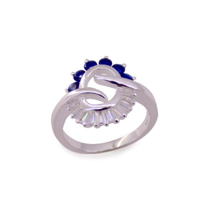 Anillo Blue and White