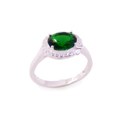 Anillo Óvalo Brillantes
