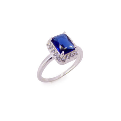 Anillo Marquesa Baguette Blue