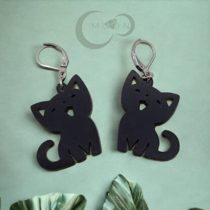 Aretes Gato Negro - Imagen 2