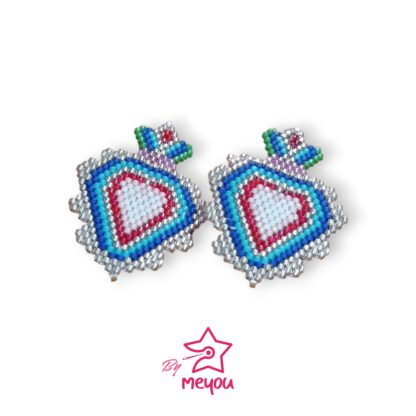 Aretes Corazón Divino Sagrado