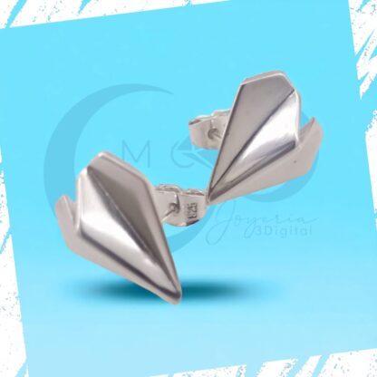 Aretes Avioncito de Papel - Imagen 2